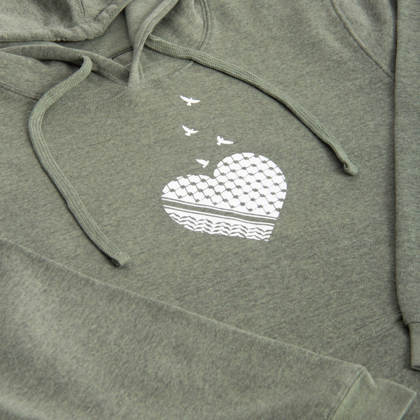 Palestine Heart Hoodie Wear The Peace Hoodies S