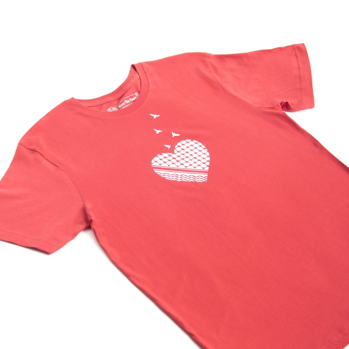 Palestine Heart Tee Wear The Peace Short Sleeves S