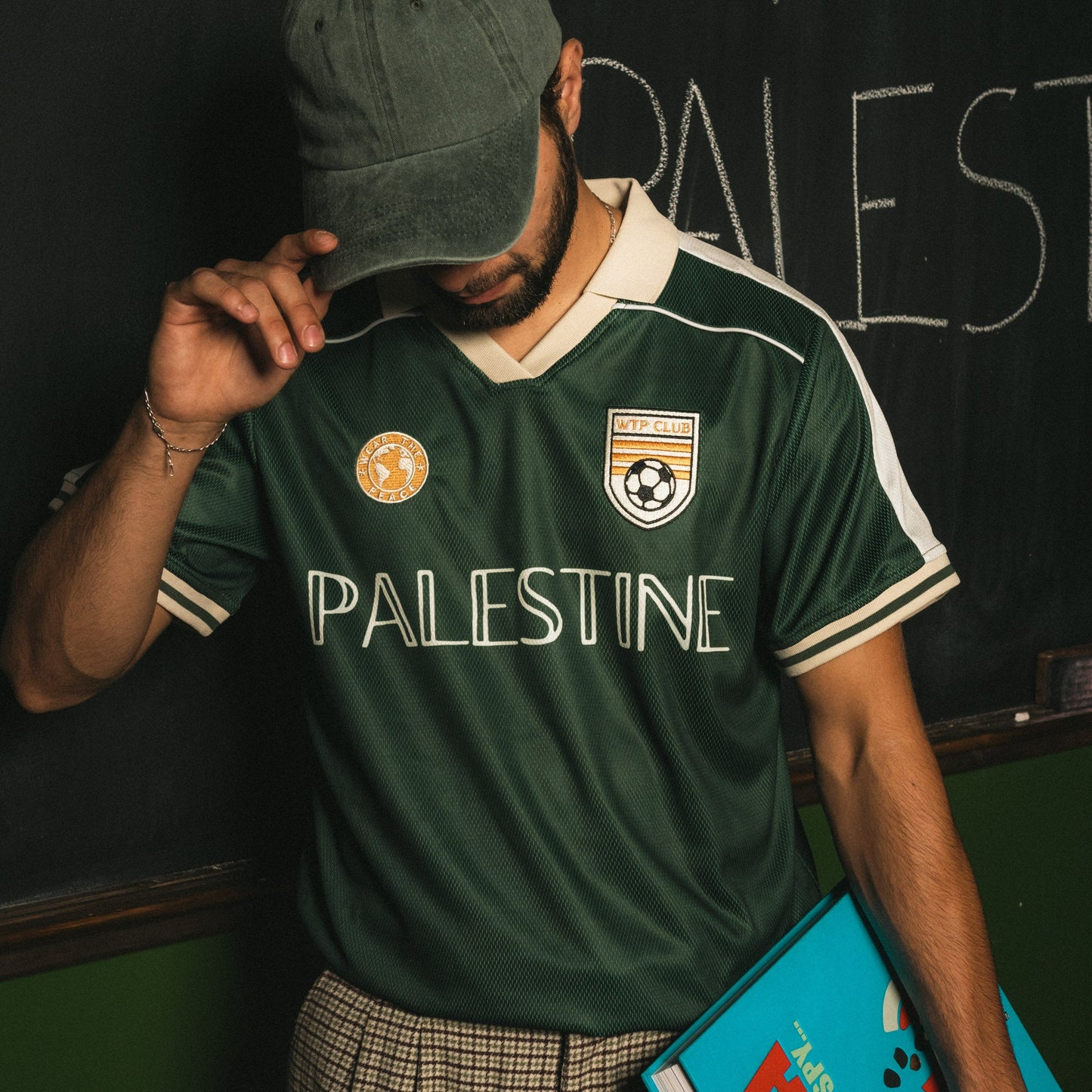 Palestine Home Jersey (Preorder: Ships 9/15) Wear The Peace Short Sleeves S