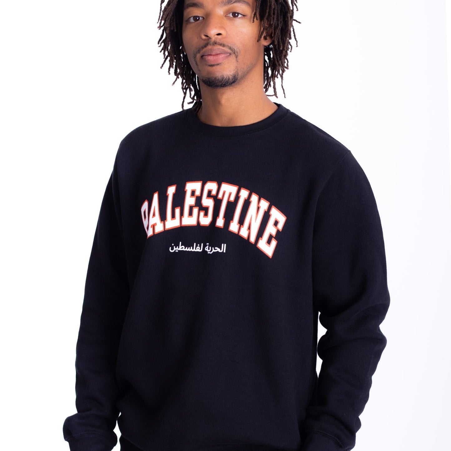 Palestine Varsity Crewneck Wear The Peace Crewnecks S