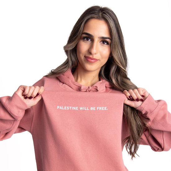 Palestine Will Be Free Hoodie Wear The Peace Hoodies Mauve S
