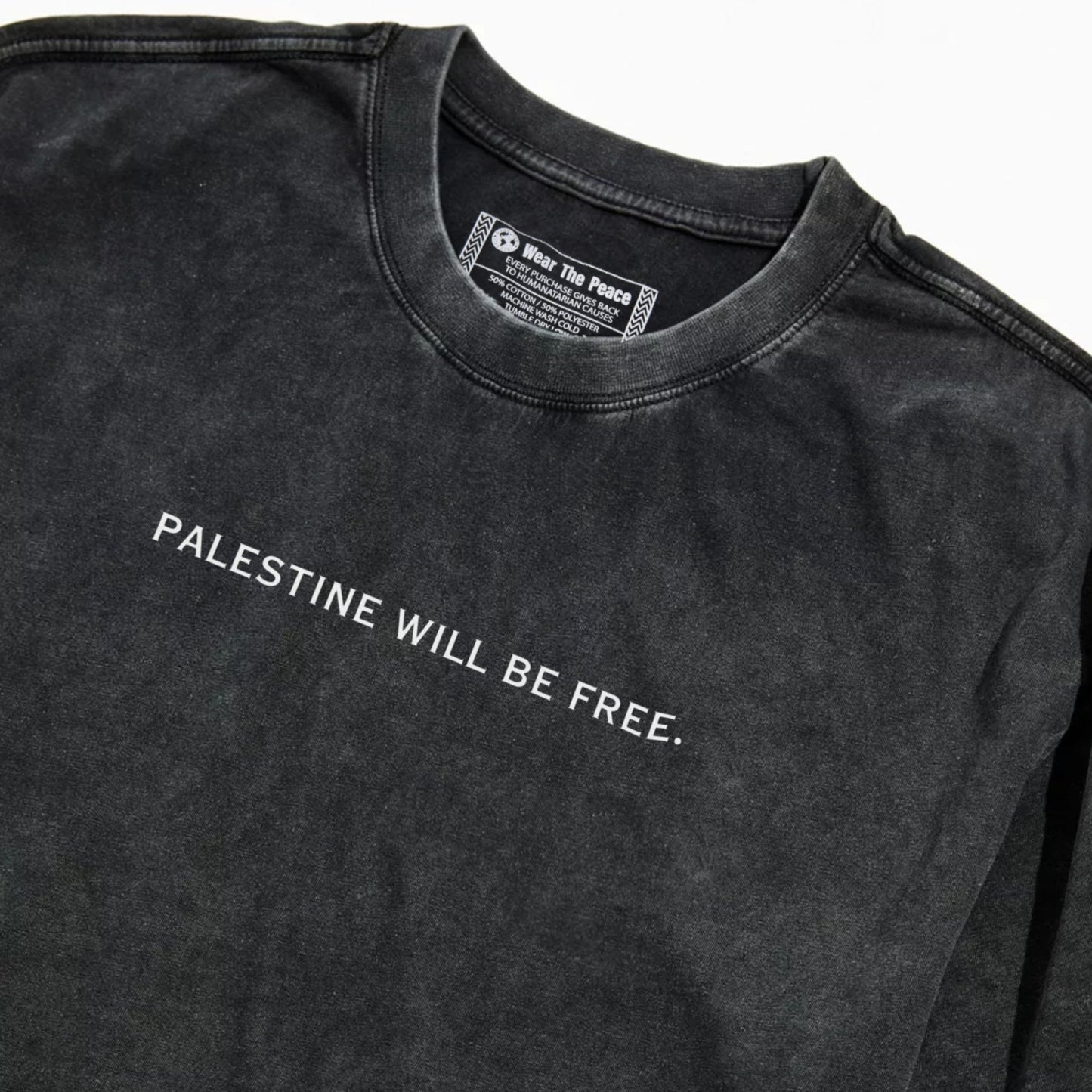 Palestine Will Be Free Tee Wear The Peace Short Sleeves S