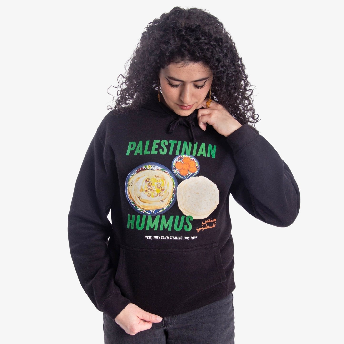 Palestinian Hummus Hoodie Wear The Peace Hoodies S