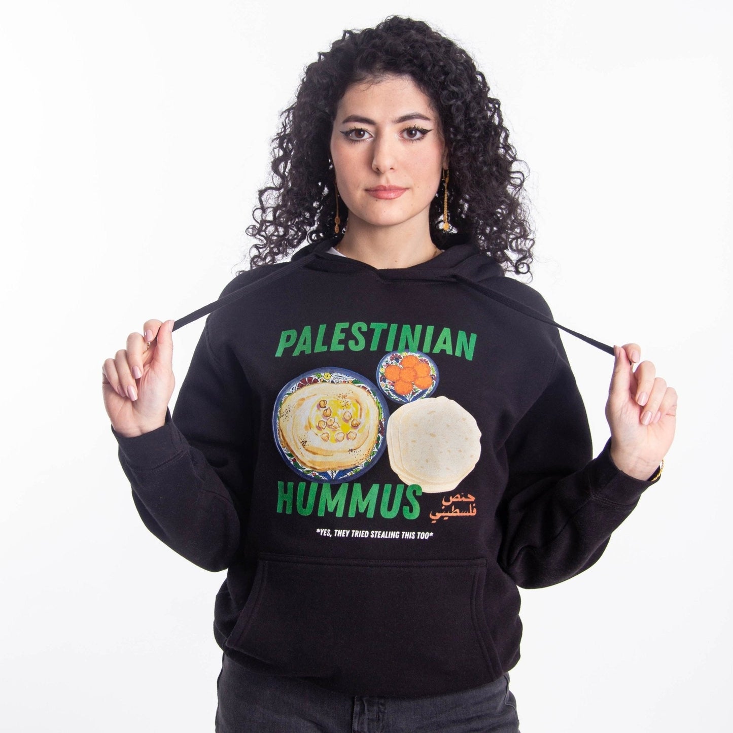 Palestinian Hummus Hoodie Wear The Peace Hoodies S