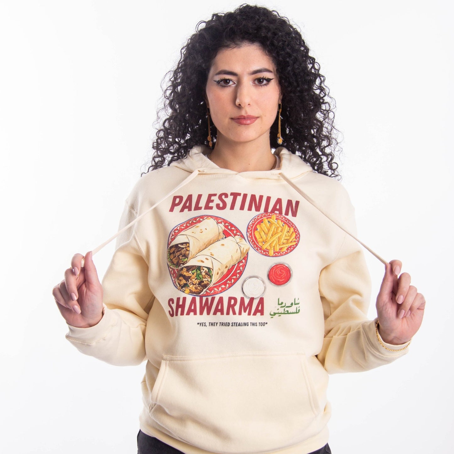 Palestinian Shawarma Hoodie Wear The Peace Hoodies S
