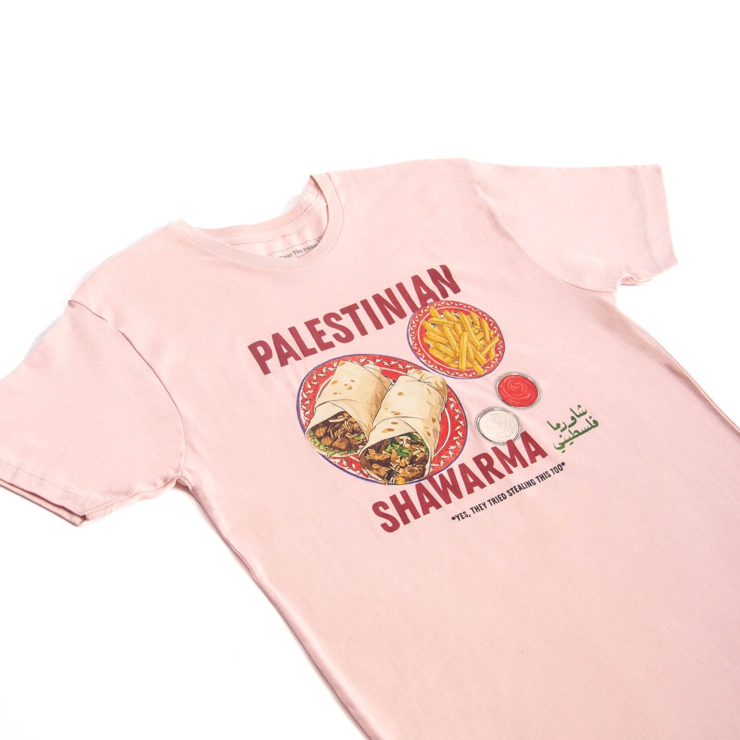 Palestinian Shawarma Tee Wear The Peace Short Sleeves S