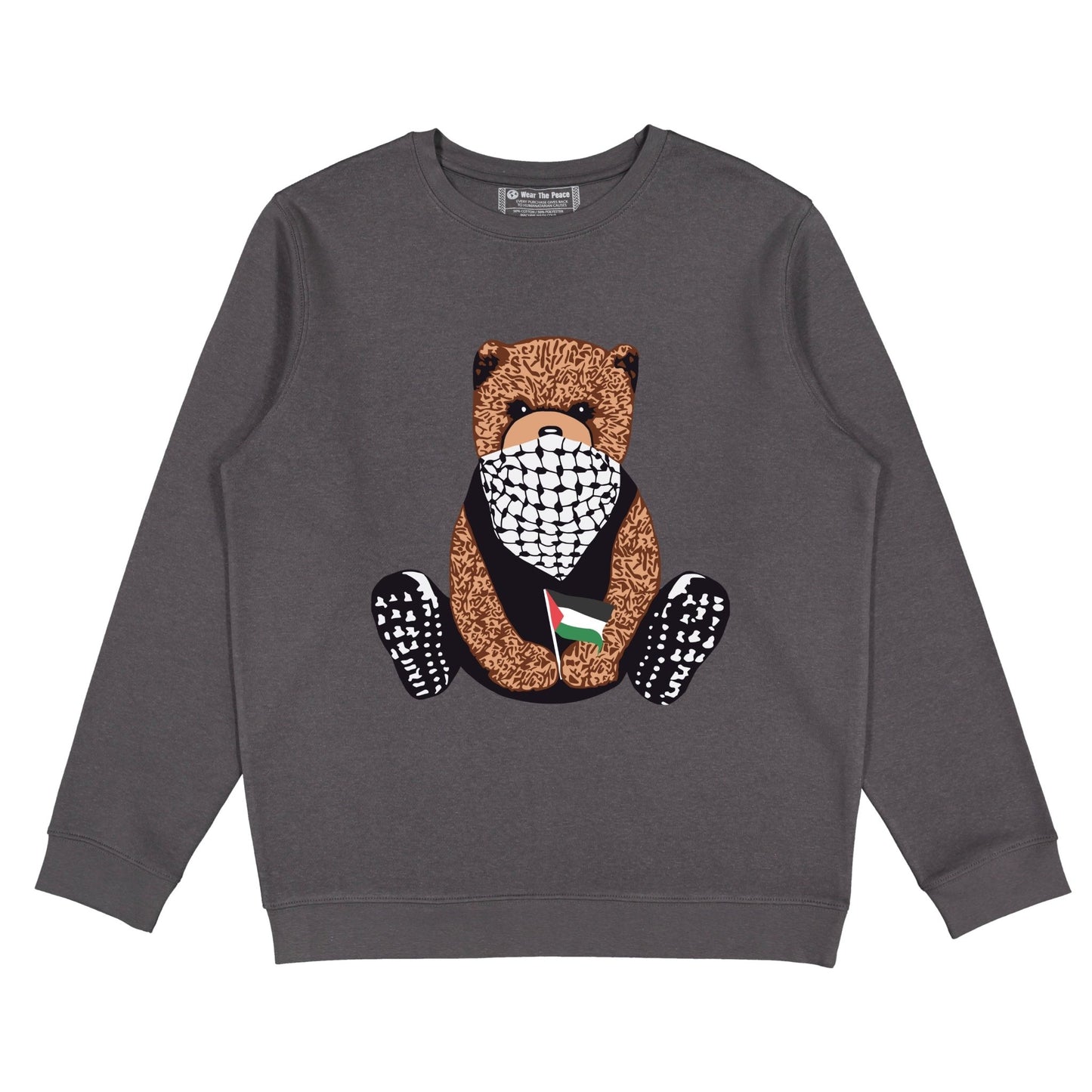 Pali Bear Crewneck Wear The Peace Crewnecks S