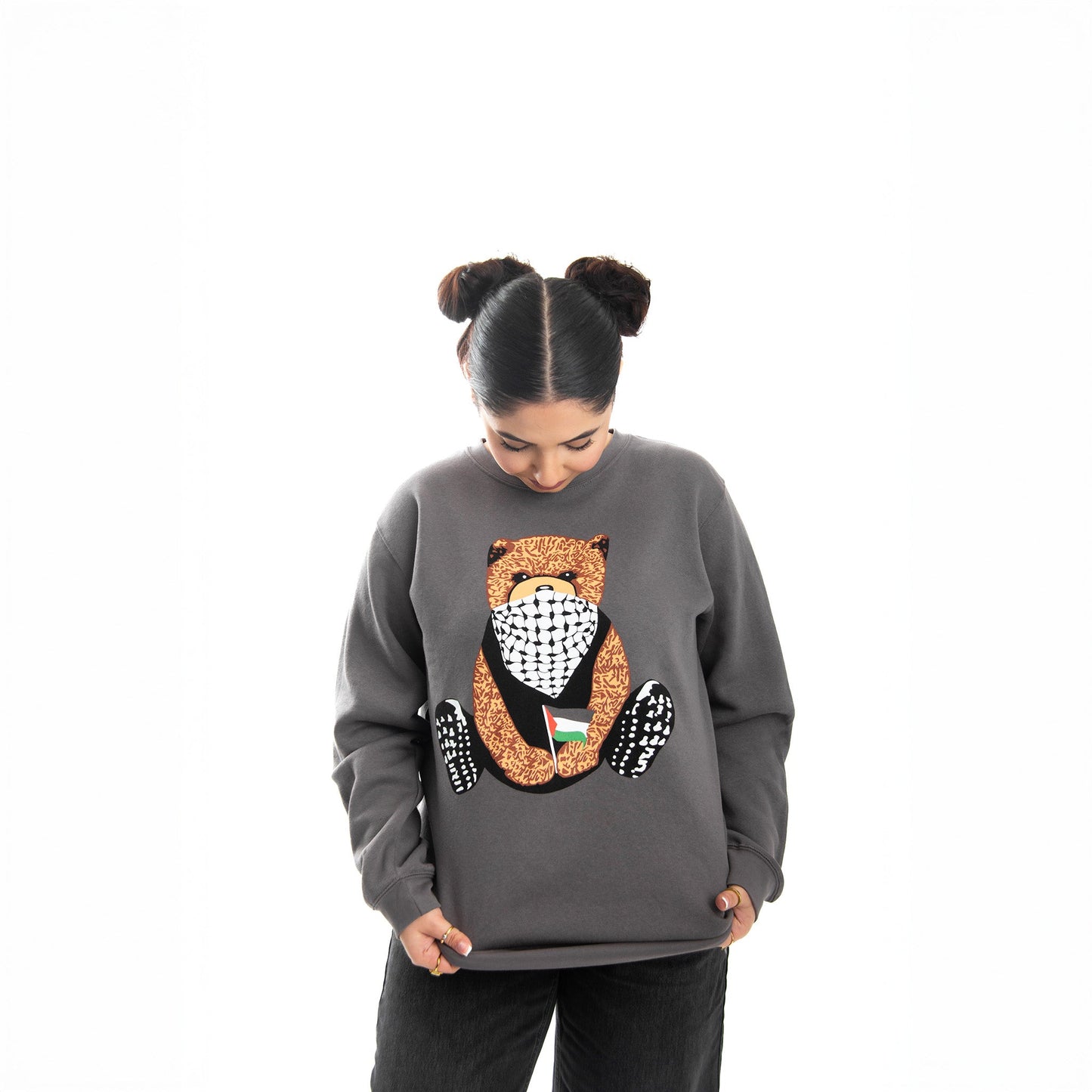 Pali Bear Crewneck Wear The Peace Crewnecks S