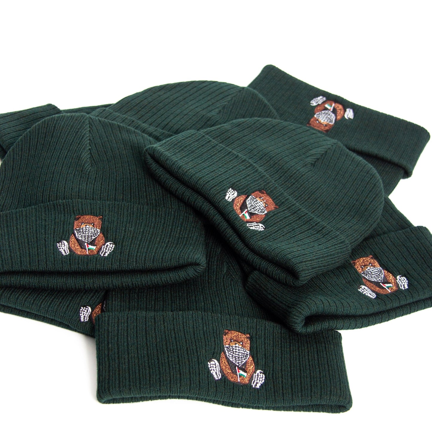 Pali Bear Embroidered Beanie Wear The Peace Beanie