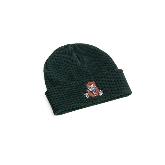 Pali Bear Embroidered Beanie Wear The Peace Beanie