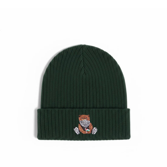 Pali Bear Embroidered Beanie Wear The Peace Beanie