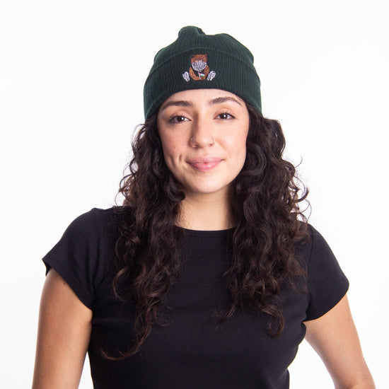 Pali Bear Embroidered Beanie Wear The Peace Beanie
