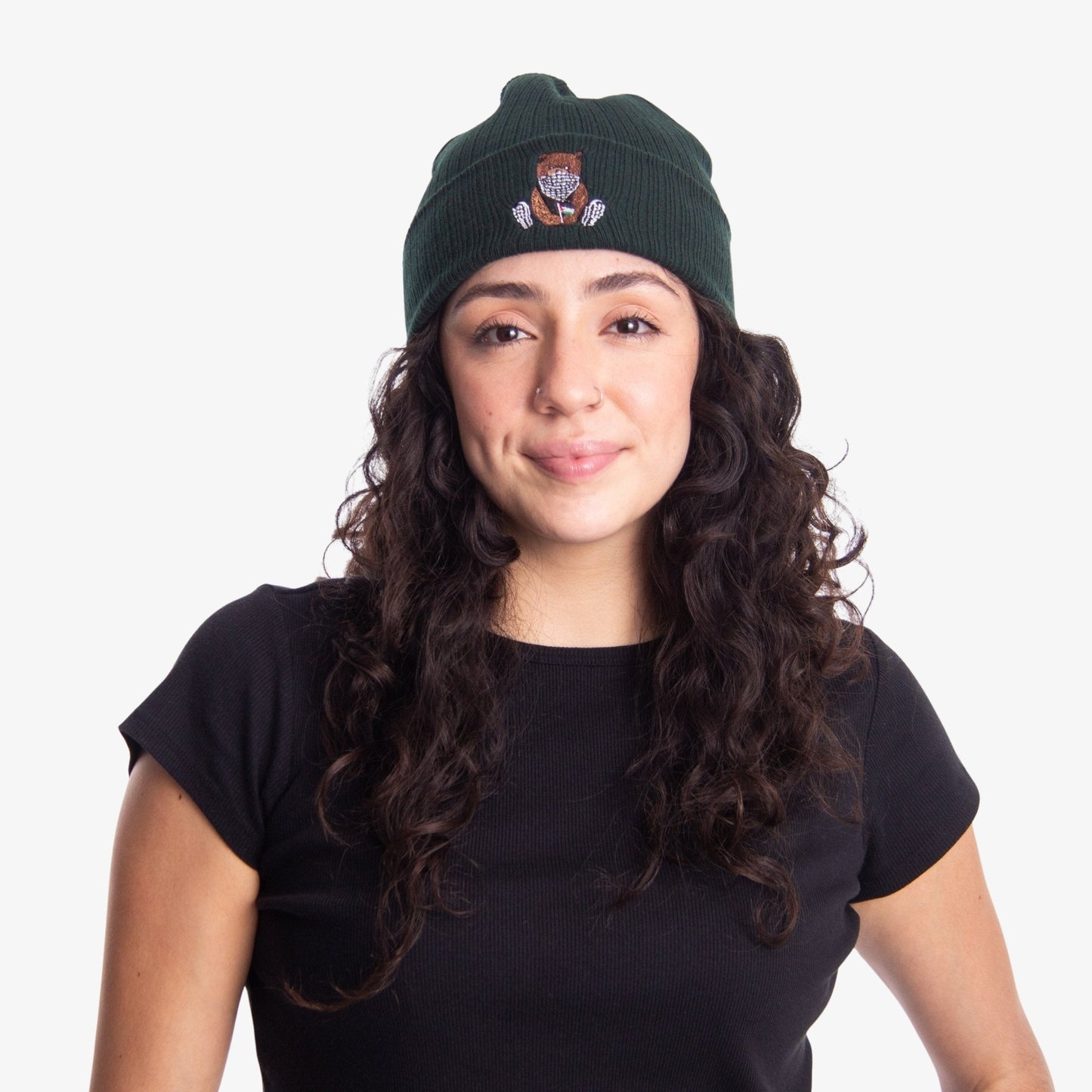 Pali Bear Embroidered Beanie Wear The Peace Beanie
