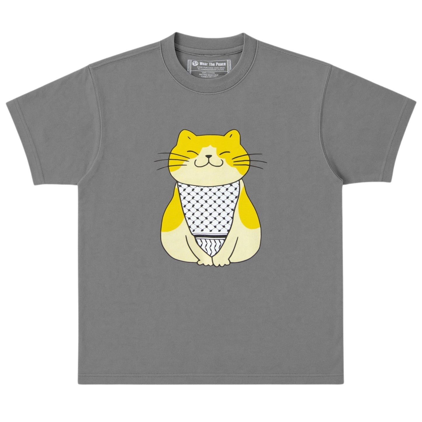 Pali Cat Heavyweight Tee Wear The Peace Short Sleeves S