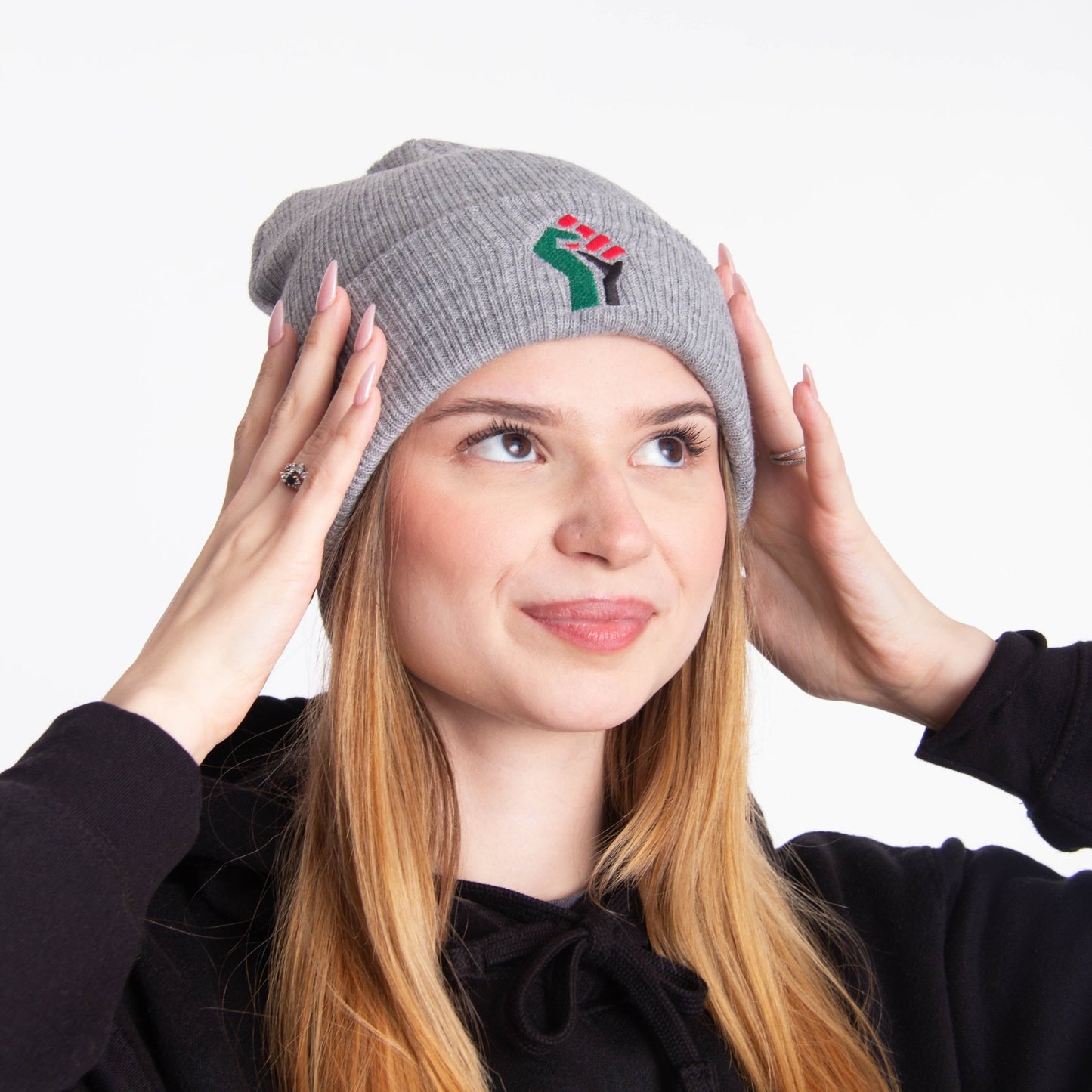 Pali Justice Embroidered Beanie Wear The Peace Beanie