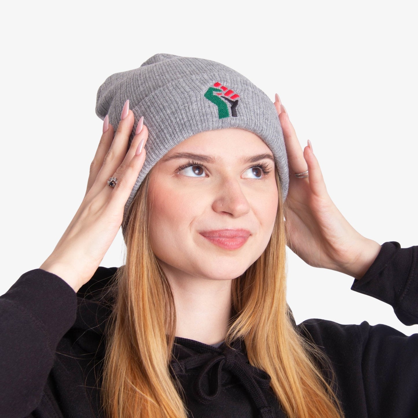 Pali Justice Embroidered Beanie Wear The Peace Beanie