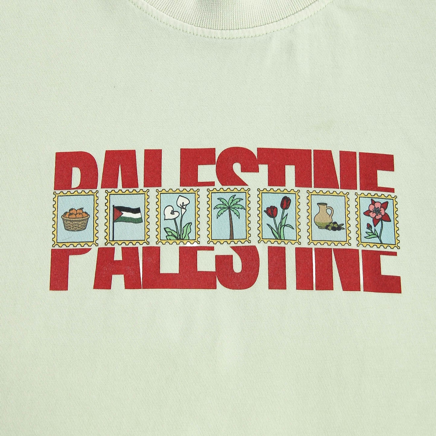 Pali Stamps Heavyweight Tee Wear The Peace Short Sleeves S