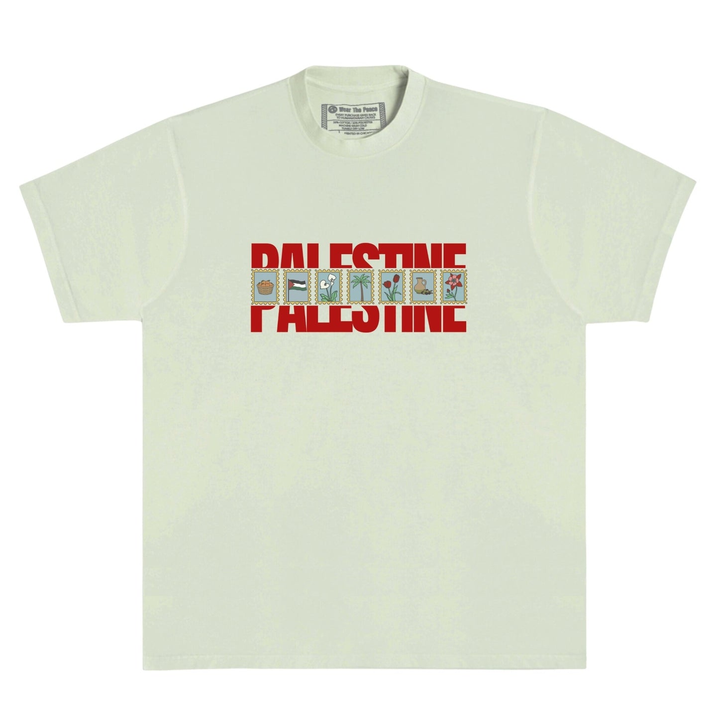 Pali Stamps Heavyweight Tee Wear The Peace Short Sleeves S