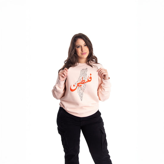 Palimetric Map Crewneck Wear The Peace Crewnecks Salmon S