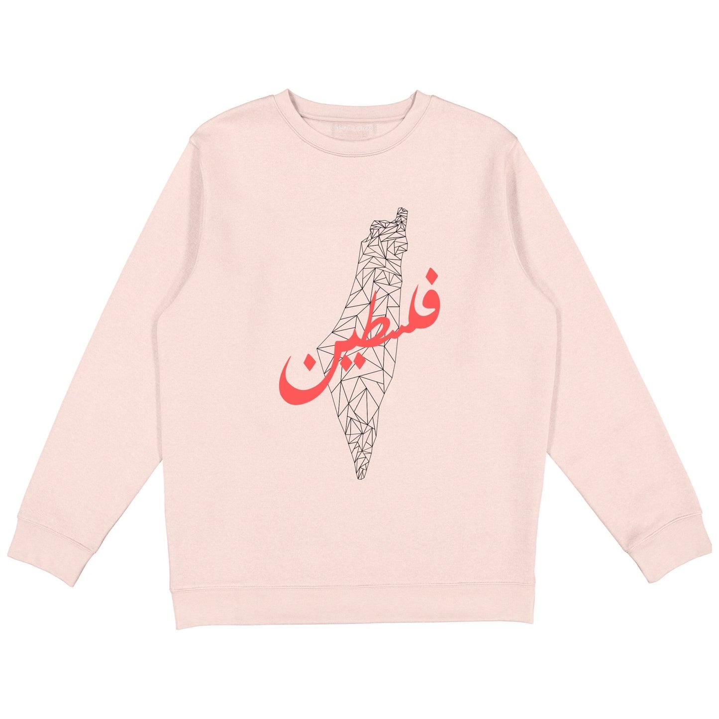 Palimetric Map Crewneck Wear The Peace Crewnecks Salmon S