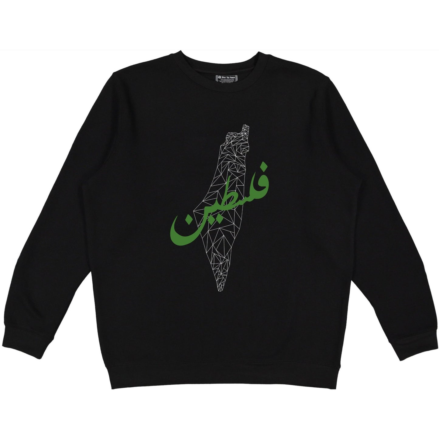 Palimetric Map Crewneck Wear The Peace Crewnecks Black S