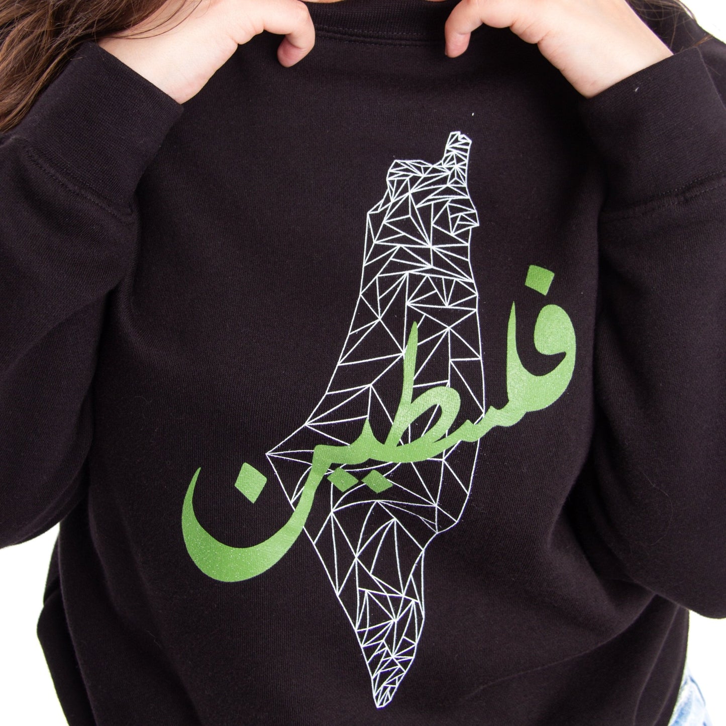 Palimetric Map Crewneck Wear The Peace Crewnecks Black S