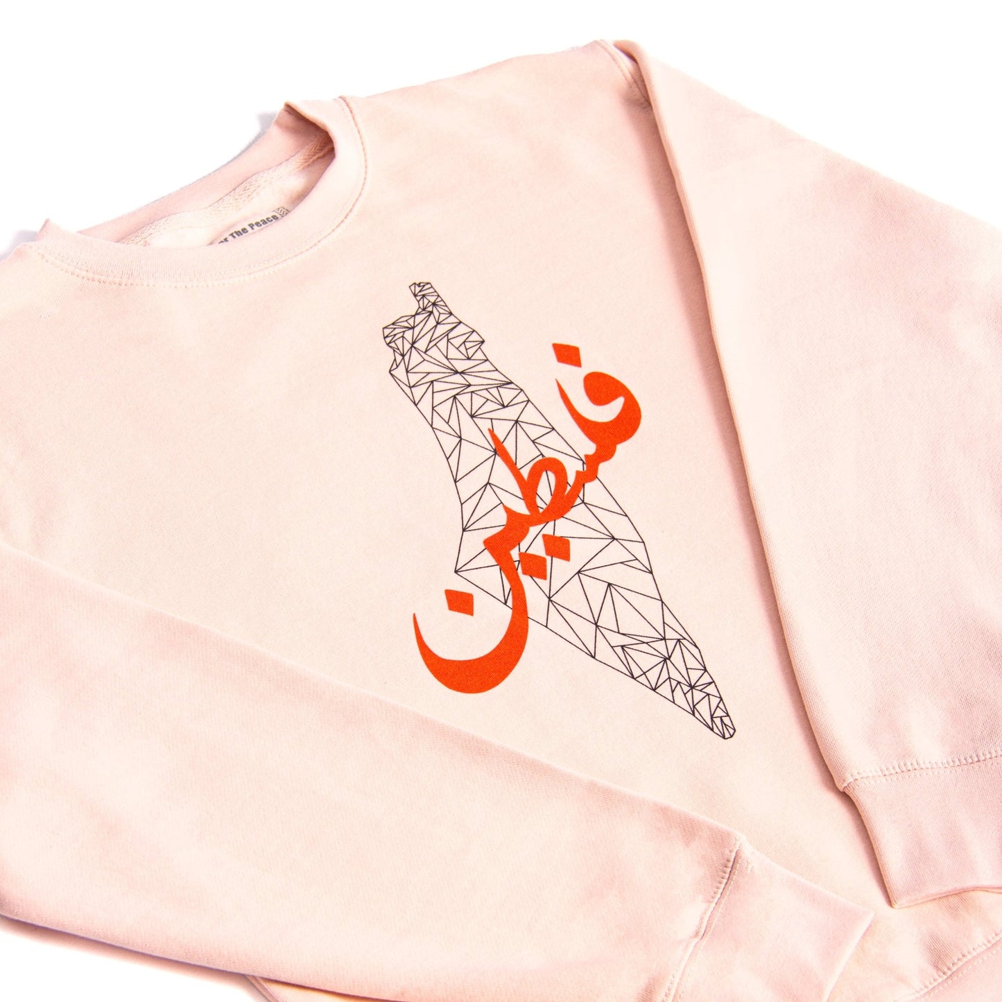 Palimetric Map Crewneck Wear The Peace Crewnecks Salmon S