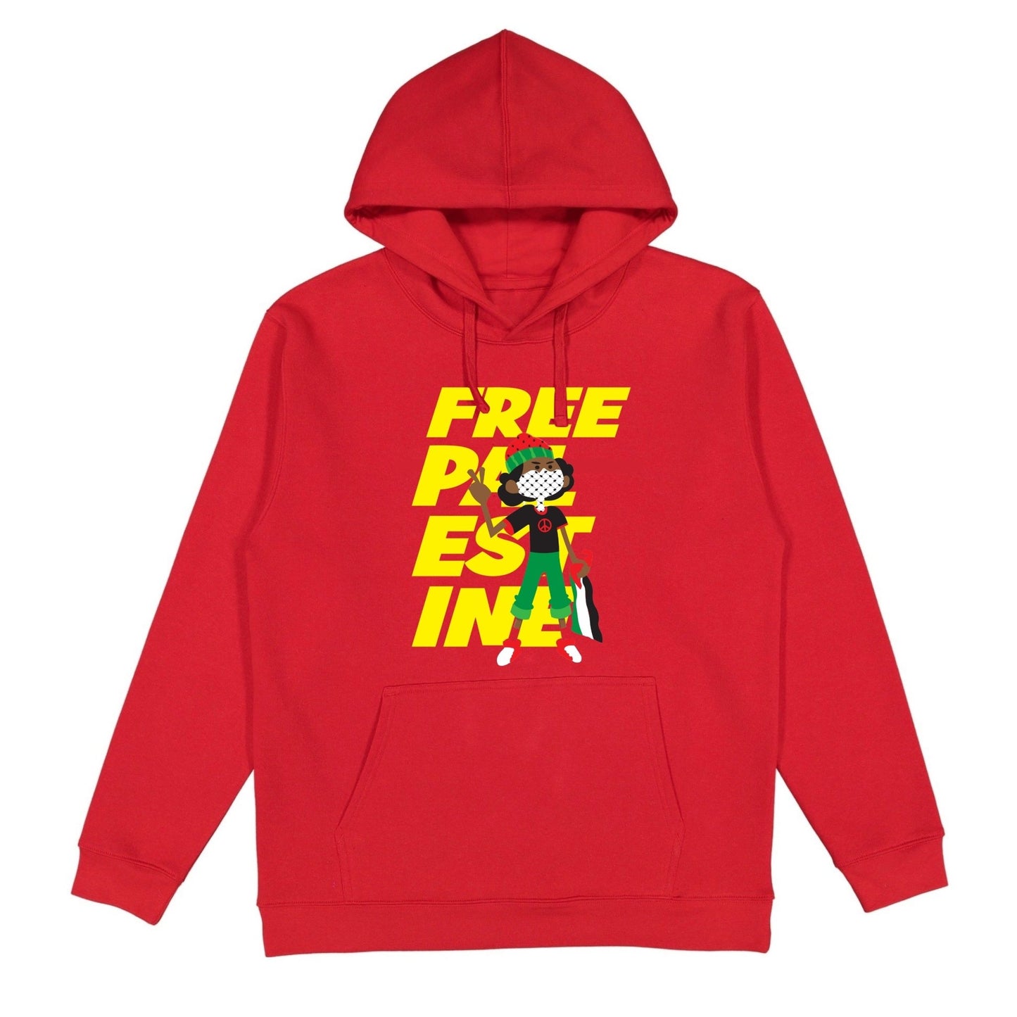 Palitoons Hoodie Wear The Peace Hoodies Red S