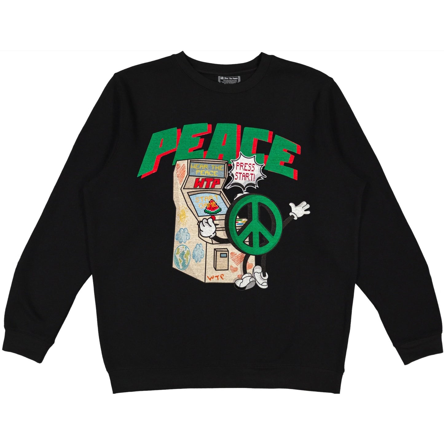 Peace Arcade Crewneck Wear The Peace Crewnecks S