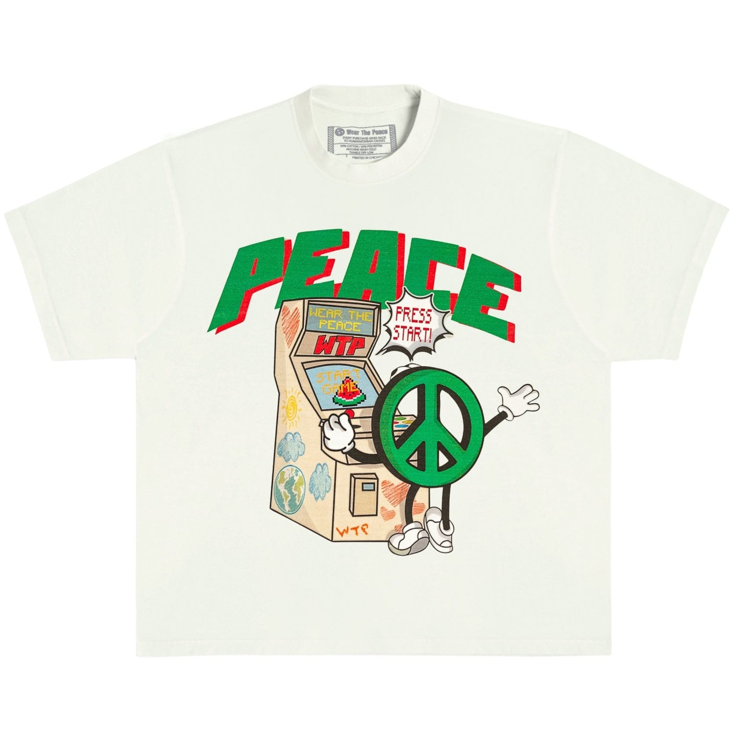 Peace Arcade Heavyweight Tee Wear The Peace Short Sleeves S