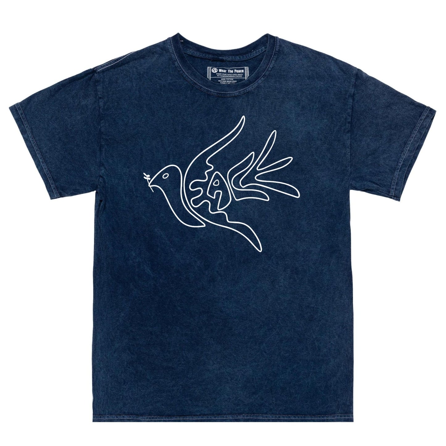 Peace Bird Vintage Tee Wear The Peace Short Sleeves Vintage Denim S