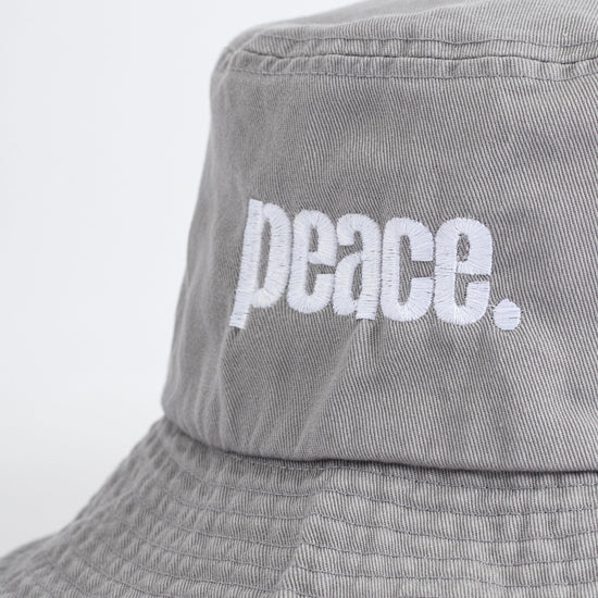Peace Statement Bucket Hat Wear The Peace Dad Caps