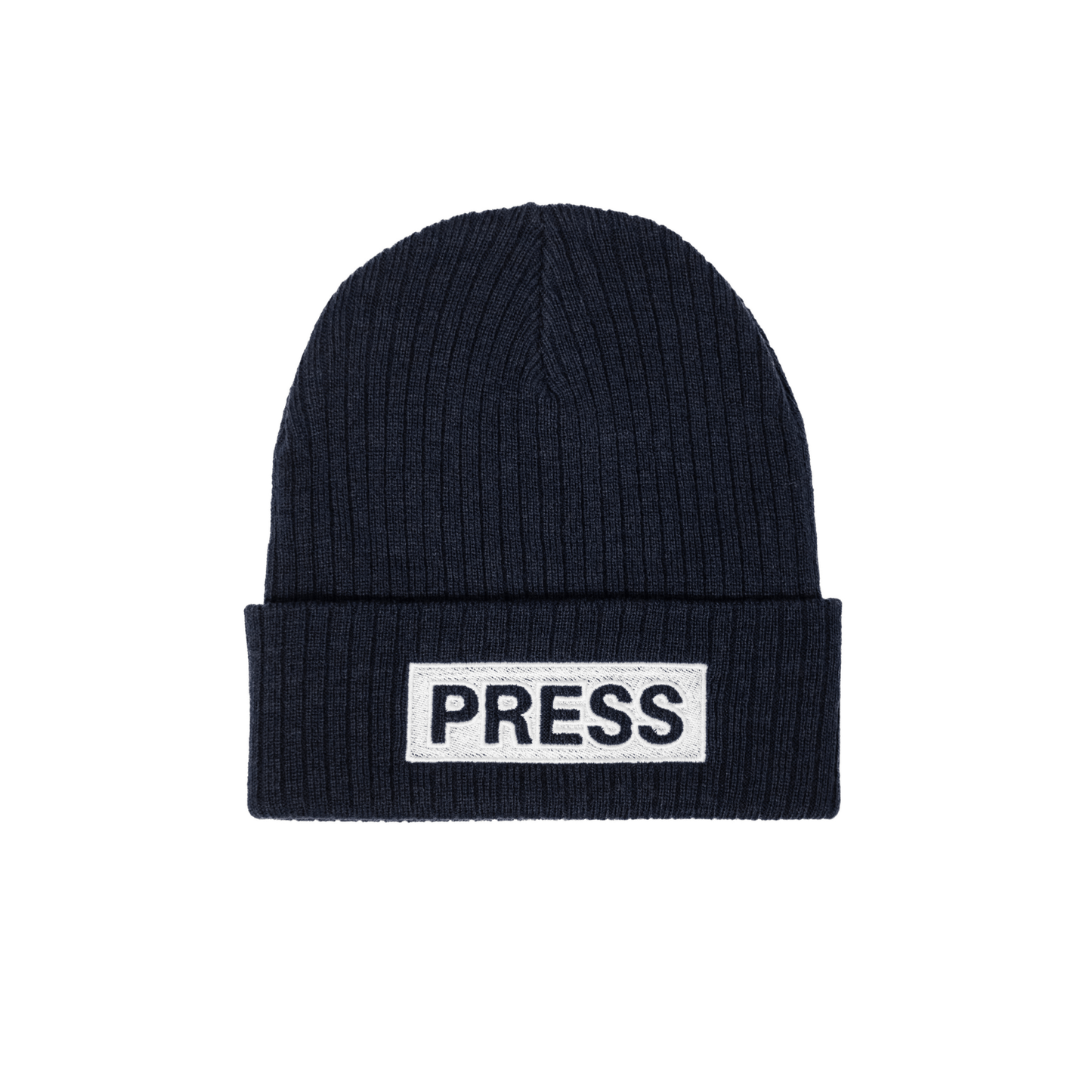 Press Embroidered Beanie Wear The Peace Beanie