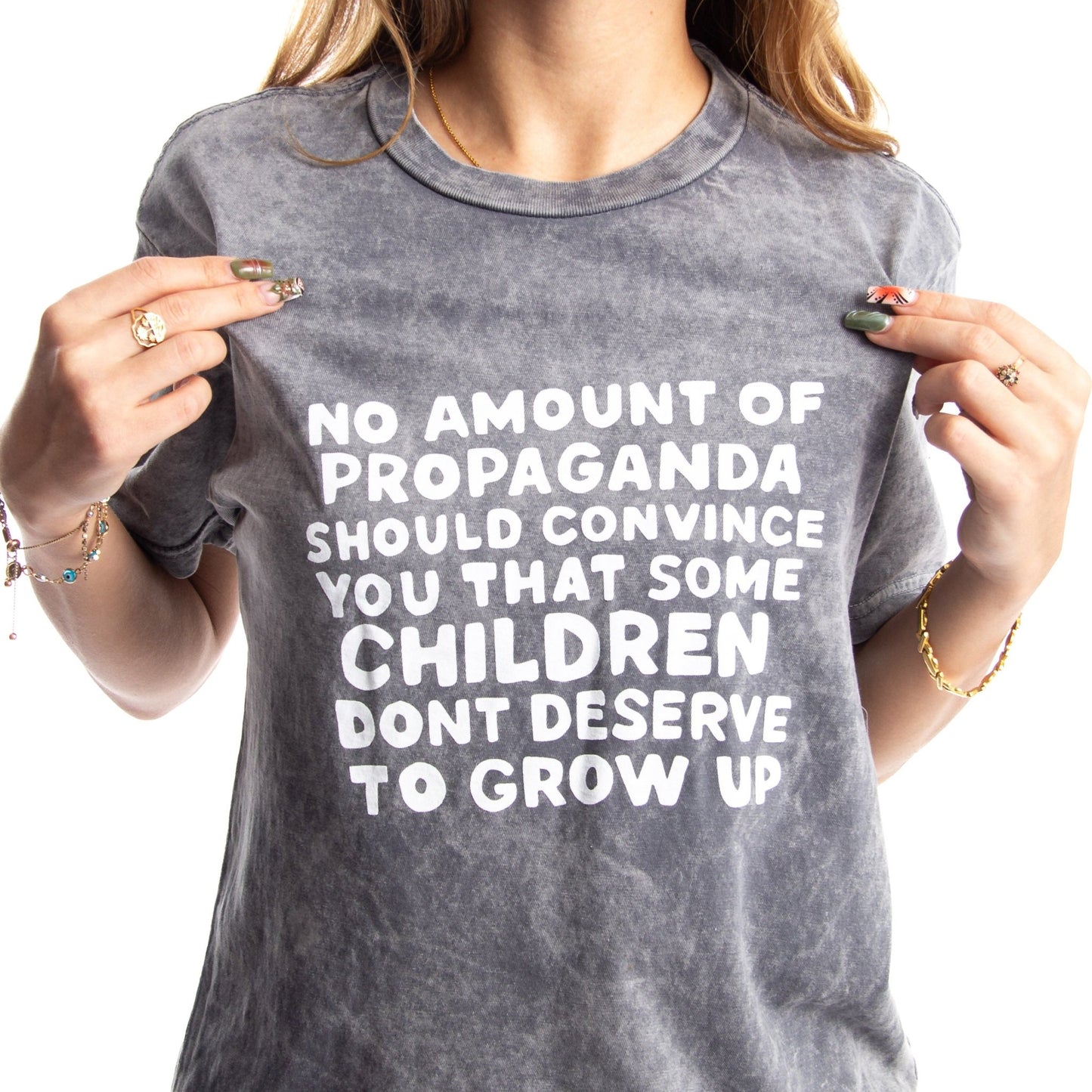 Propaganda Vintage Tee Wear The Peace Short Sleeves S