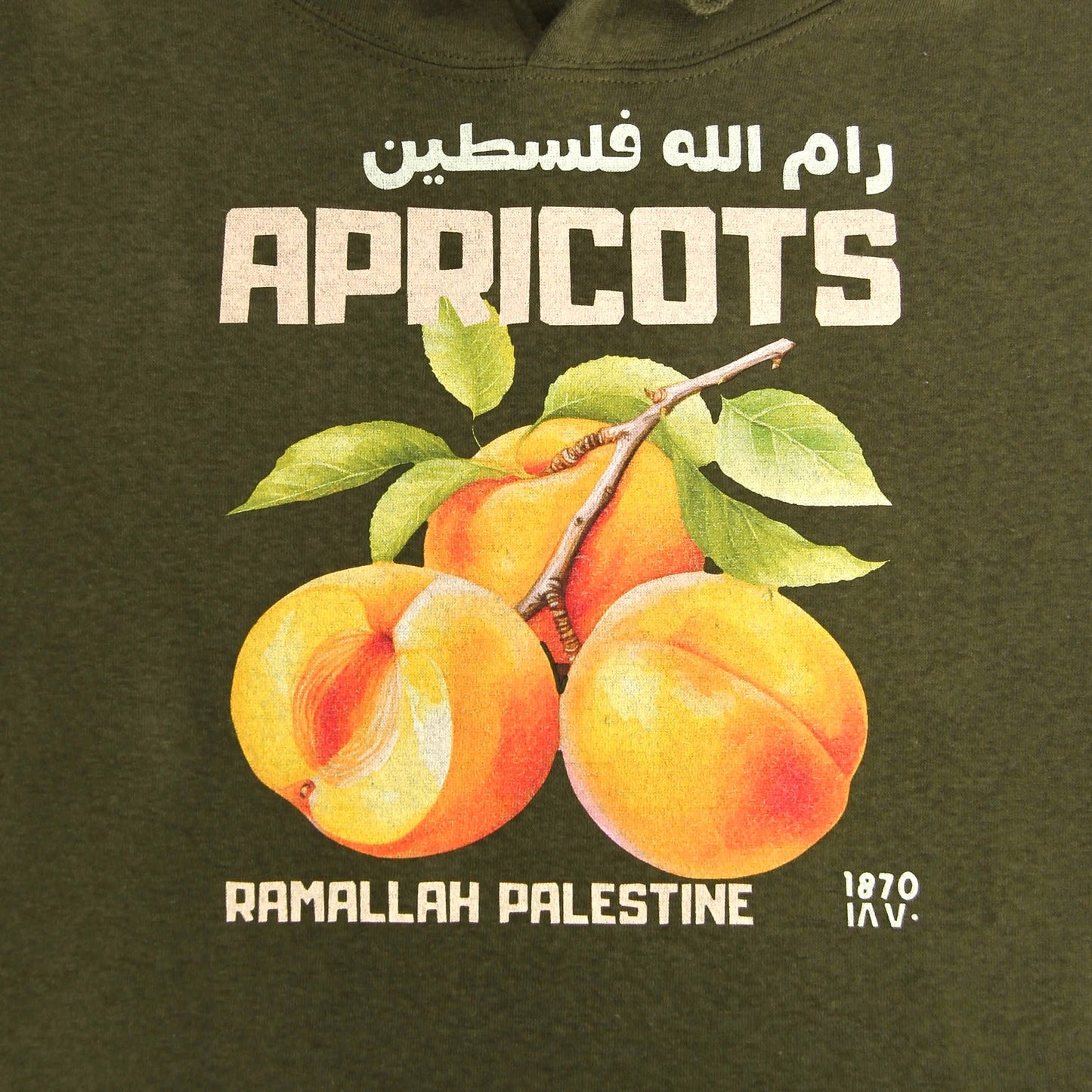 Ramallah's Apricots Hoodie Wear The Peace Hoodies S