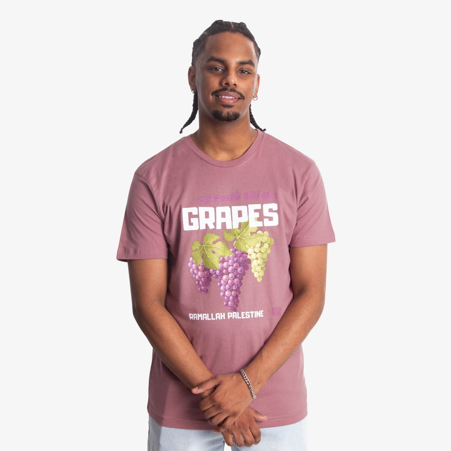 Ramallah's Grapes Tee Wear The Peace Short Sleeves S