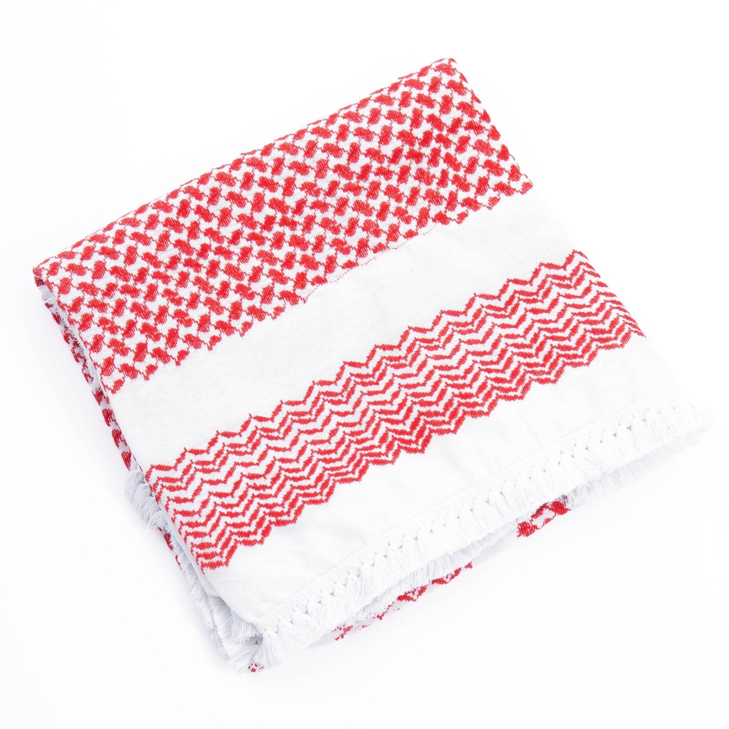 Red Kufiya | Made In Palestine Wear The Peace Scarf