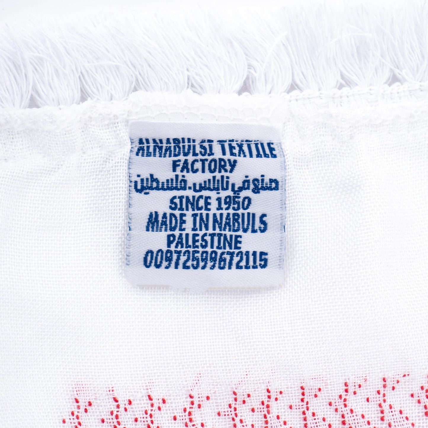 Red Kufiya | Made In Palestine Wear The Peace Scarf