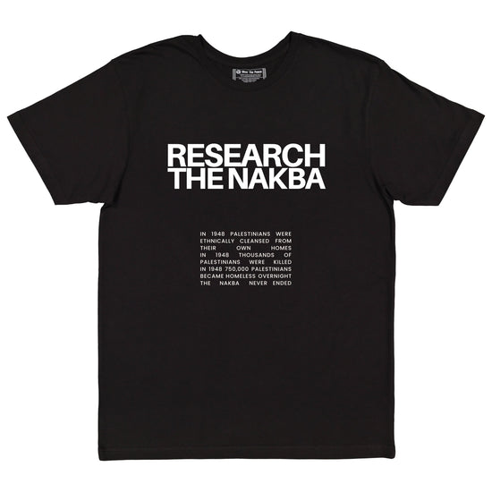 Research The Nakba Tee Wear The Peace Short Sleeves S