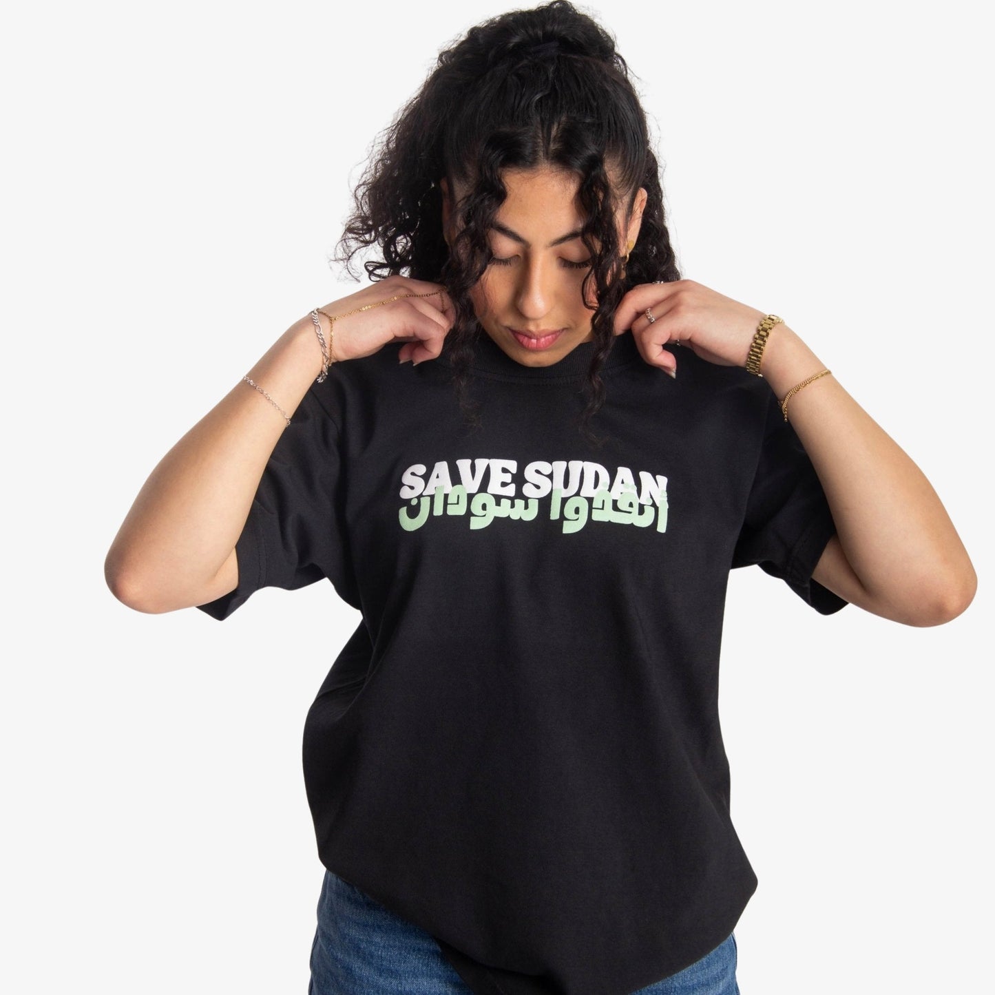 Save Sudan Heavyweight Tee Wear The Peace Short Sleeves S