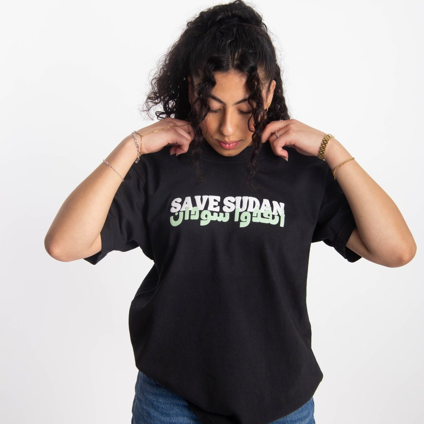 Save Sudan Heavyweight Tee Wear The Peace Short Sleeves S