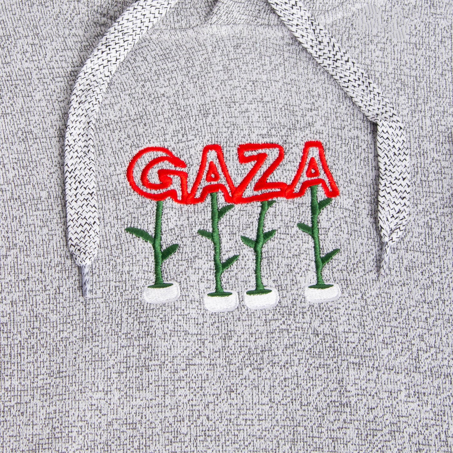 Seeds Of Gaza Embroidered Hoodie Wear The Peace Hoodies S