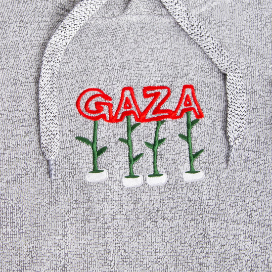 Seeds Of Gaza Embroidered Hoodie Wear The Peace Hoodies S