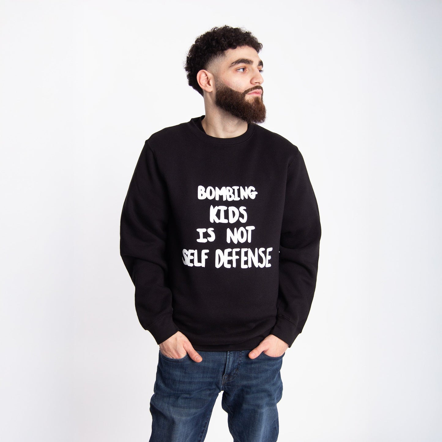 Self Offense Crewneck Wear The Peace Crewnecks S