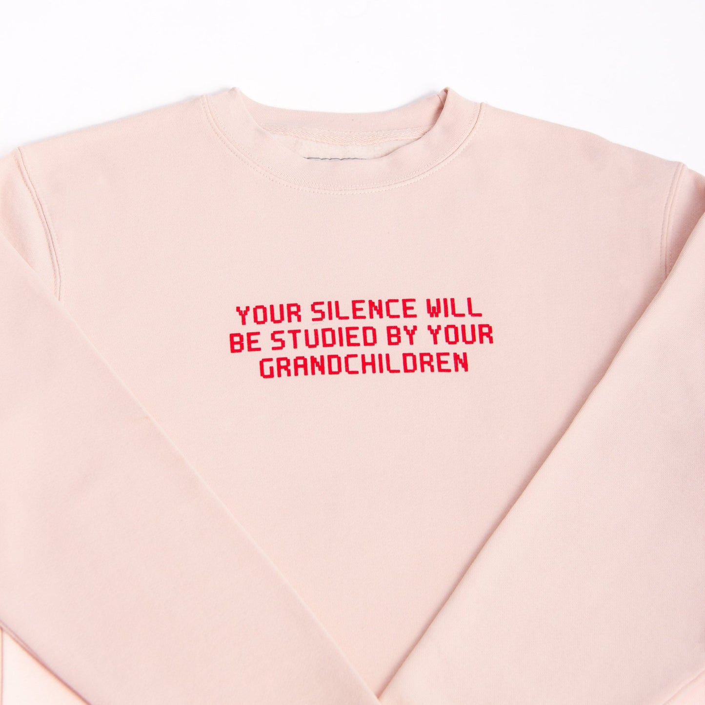 Silence Will Be Studied Crewneck Wear The Peace Crewnecks S