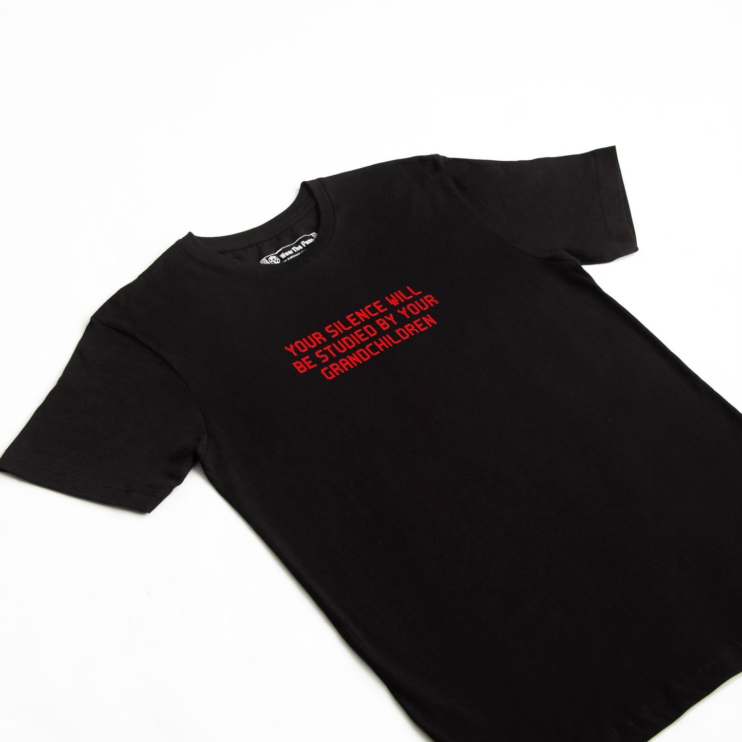 Silence Will Be Studied Tee Wear The Peace Short Sleeves S