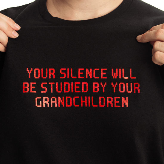 Silence Will Be Studied Tee Wear The Peace Short Sleeves S