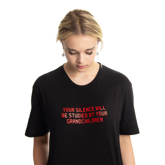 Silence Will Be Studied Tee Wear The Peace Short Sleeves S