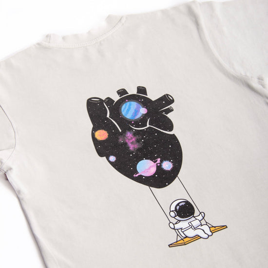 Space For Dreams Heavyweight Tee Wear The Peace Short Sleeves Off White S
