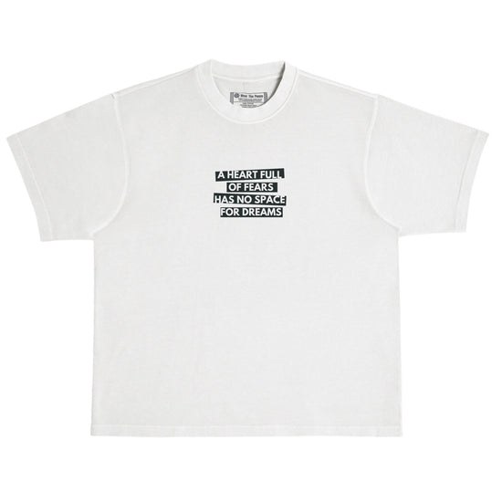 Space For Dreams Heavyweight Tee Wear The Peace Short Sleeves Off White S